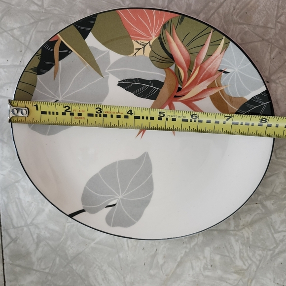 Sango Larry Laslo Collection Maui 2 Salad Plate Vintage 1986 8.5 Inches - Picture 5 of 7